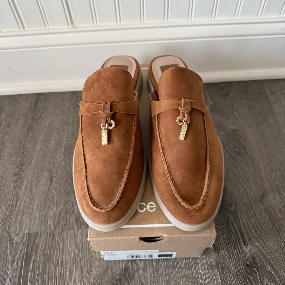 DOLCE VITA Dolce Vita Women's Lasail Loafer Brown Suede 10 - Picture 2 of 8